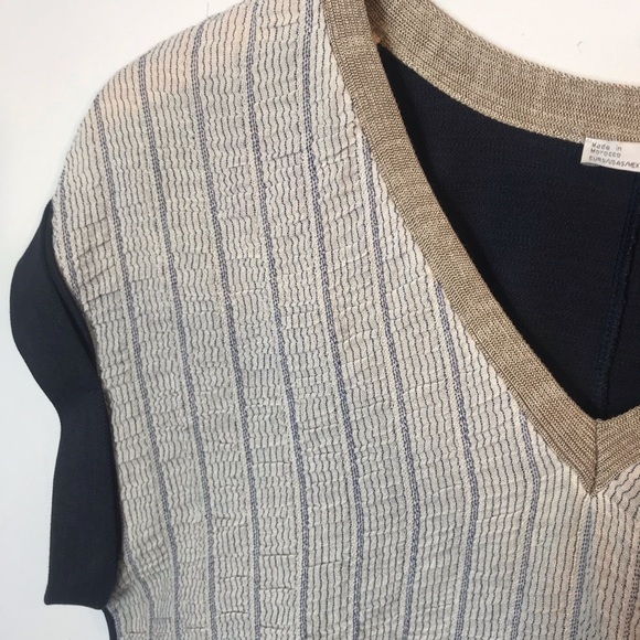 ZARA Crepe Knir Tunic Top - Picture 3 of 7